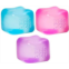 Schylling NeeDoh Nice Cube - Sensory Fidget Toy for Your Best Mellow and Chill - Square Shape with Groovy Goo Filling in Assorted Colors Blue Pink Purple - Age 3 to Adult - Pack of