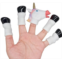 AQKILO Unicorn Finger Puppet Set, Animals Puppet Show Theater Props, Novelty Toys Weird Stuff Gifts