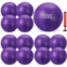 Honoson 12 Pcs Playground Ball 8.5 Inches Rubber Pack for Dodgeball, PVC Kickball Set Bouncy Ball Handball Ball with 1 Pc Hand Pump 2 Pc Storage Bag for Adults Kids School Outdoor