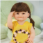 CUAIBB Realistic Baby Dolls 21 inch, Lifelike Newborn Baby Real Dolls That Look Real Life, Reborn Girl Doll Lovely Face with Dimples and Accessories for Kids