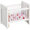 NUOBESTY Dollhouse Miniature Furniture Mini Crib Doll Cradle Doll Decoration Mini Baby Bed Crib Cradle for Miniature Dollhouse Party Kit