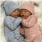 GYCV Newborn Baby Dolls Twins Cheap 18 Inch Real Life Babies Girl That Look Real Full Body Silicone Realistic Baby Dolls Real Looking Reborn Dolls Lifelike Babies Birthday Gifts Se
