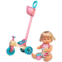 Nenuco and Her Tricycle Baby Doll with Cute Dress, Pink Tricycle with Basket, Adjustable Handles, for Girls Up to 5 Years, 14 Doll
