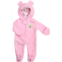 Sophias Textured Fleece Bear Hooded Snowsuit Outfit for 15 Dolls, Light Pink