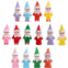JHBEMAXS Mini Elf Baby Twins Kindness Elves Set Kid Craft Babies Doll Holiday Decoration Accessories Tiny Gift for Girls Boys Kids Adults (Pack of 14 Pieces)