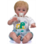 Novinose Reborn Baby Dolls Boy Realistic 24 inch 60cm Toddler Doll Eyes Open with Hair Look and Feel Real (Color A)