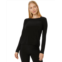 Norma Kamali Long Sleeve Crew Top