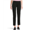 Womens Elliott Lauren Control Stretch Pull-On Ankle Pants with Back Slit detail
