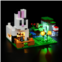 Rorliny LED Light Kit for Lego Minecraft The Rabbit Ranch 21181 Building Kit, Lighting Set Compatible with Lego 21181 Rabbit (Lights Only, No Lego Models)
