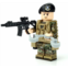 Battle Brick Collectible Air Force Security Forces Airman OCP Minifigure Genuine Military Minifig Camo 1.6 Inches Tall Great Gift for Ages 8+ to Adult AFOL