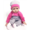 TATU Reborn Doll Girl Clothes 20-22 Inches Newborn Baby Girl 4 Pieces Accessories Set