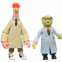 Diamond Select Toys The Muppets Best of Series 2: Bunsen Honeydew & Beaker Action Figure Two-Pack, Multicolor
