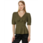Ted Baker Burdur Stitch Detail Puff Sleeve Top