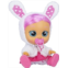 Cry Babies Magic Tears Cry Babies Dressy Coney - 12 Baby Doll Pink Dress, Bunny Themed White Fluffy Jacket