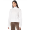 MONROW Jersey Mock Neck Slouchy Sweatshirt