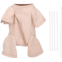 Zerodis Newborn Baby Doll Cloth Kit, DIY Newborn Doll Fabric Cloth Body Accessory High Simulation Doll Making Supplies for 3/4 Arms and 3/4 Legs(22 Inch)