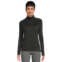 Womens Hot Chillys Peachskins Roll T-Neck
