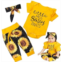Medylove Reborn Dolls Baby Clothes Yellow Outfit for 20-22 inch Reborn Baby Dolls 3 Piece Set Clothing with Sunflowers Patterns