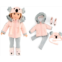 Emily Rose 18 Inch Doll Clothes 4-PC 18 Doll Winter Snow Jacket Coat Koala Outfit Gift Set, Includes Knit Hat and 18-in Doll Boots (Moms Choice Award Winner!) Compatible with Most