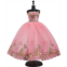 Apatsuki Fashion Ballet Tutu Dress for 11.5 Doll Clothes Outfits 1/6 Doll Accessories Rhinestone 3-Layer Skirt Ball Party Gown (Pink Flower)