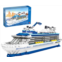 FULHOLPE Technology Cruise Ship Building Blocks Set, MOC Boat Molecular of The Seas Model Bricks Construction Toy - 2428 Pieces