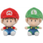 Little Buddy Set of 2 All Star Collection 1247 Baby Mario & 1248 Baby Luigi Plushes
