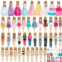SOTOGO 50 Pieces Doll Clothes and Accessories for 11.5 Inch Girl Doll Clothes Include 24 Sets Handmade Fashion Dresses/Wedding Dresses/Pants Outfits/Swimsuits, 10 Pairs Shoes and 5
