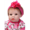 RoyalDoll Reborn Baby Girl Dolls Realistic 22 Inch Eyes Open Handmade Weighted Vinyl Silicone Newborn Baby Doll Children Gifts