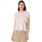 Eileen Fisher Crew Neck Boxy Top in Fine Stretch Jersey Knit