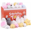 SEKEAHU Satkago Mochi Squishys Toys, Easter Party Favors 25pcs Mini Kawaii Squishies, Easter Basket Stuffers Fillers Treasure Box Toys for Classroom Supplies, Birthday Easter Gifts for Kid