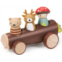 Tender Leaf Toys - Timber Taxi - Wooden Log Shaped Push Vehicle with 3 Removeable Characters - Open-Ended Play Toy, Explore Role-Play and Imagination for Boys and Girls - Age 18m+