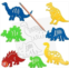 ArtCreativity Dinosaur Stencils Set for Kids, Bulk Set of 48, Colorful Drawing Template Kit, Fun Arts and Crafts Supplies, Gift Idea for Boys and Girls, Learning Tool for Children