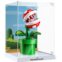 NAOCARD Acrylic Display Case for Lego Super Mario Piranha Plant 71426 Model, Dustproof Display Box, Clear Acrylic Plate with Base & HD Painted Background（ONLY Box, NOT Model）
