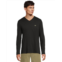 Mens Lacoste Long Sleeve Pima Jersey V-Neck T-Shirt