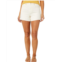 Paige Dani Shorts with Raw Hem in Light Blonde Distressed