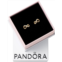 PANDORA Sparkling Infinity Stud Earrings - 14k Gold Plated Stud Earrings with Cubic Zirconia for Women - Mothers Day Gift - With Gift Box