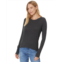 Womens Eileen Fisher Round Neck Slim Long Sleeve Tee