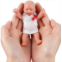 Vollence 4.5 inch Miniature Eye Open Full Silicone Baby Dolls Mini Real Baby Dolls Built in Bone Tiny Lifelike Baby Doll Girl