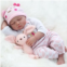 Kaydora Reborn Baby Dolls - 22 Inch Soft Weighted Body Lifelike Newborn Girl Doll, Handmade Silicone Realistic Sleeping Baby Doll That Look Real, Kids Gift Box for 3+ Year Old