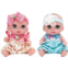 ONEST 2 Sets 6 Inch Dolls Cute Baby Dolls Include 2 Pieces Baby Mini Dolls, 2 Sets Handmade Doll Clothes