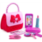 Playkidz Princess My First Purse Set - 8 Pieces Kids Play Purse and Accessories, Pretend Play Toy Set with Cool Girl Accessories, Includes Phone and Bag with Lights and Sound