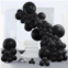 PartyWoo Black Balloons, 140 pcs Matte Black Balloons Different Sizes Pack of 18 Inch 12 Inch 10 Inch 5 Inch Black Balloons for Balloon Garland Balloon Arch as Birthday Party Decor