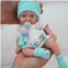 Miaio Reborn Baby Doll 7 Inch Silicone Doll Girl Mini Realistic Newborn Baby Dolls Silicone Full Body Stress