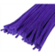 YOKIVE 100 Pcs Pipe Cleaners, Chenille Stems Decoration, Great for DIY Art Craft Supplies (6mm 12 Inch Dark Purple)