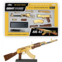 GoatGuns Miniature AK 47 Model Gold 1:3 Scale Diecast Metal Build Kit