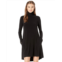 Womens Norma Kamali Long Sleeve Turtle Swing Dress