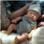 MYREBABY 7 Micro Preemie Full Body Silicone Baby Doll Anne Lifelike Mini Reborn Doll Surprice Children Anti-Stress（Girl）