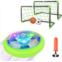 Growsland Hover Soccer Ball with 2 Goals-Boy Toys Rechargeable Air Floating Soccer Toy with LED Lights and Foam Bumper, Indoor Games for Kids 4-8-12, Toys Gifts for 3 4 5 6 7 8 9 Year Old Bo