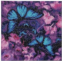Crystal Art Medium Framed Mounted Wall Art Kit (11.8in x 11.8in) - Blue Violet Butterflies - Diamond Painting Kit for ages 8 and up
