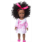 XFEYUE Black Girl Baby Doll 14.5 Inch African Newborn Baby Doll Fashion Curly Hair Doll and Clothes Set Best Birthday Gift